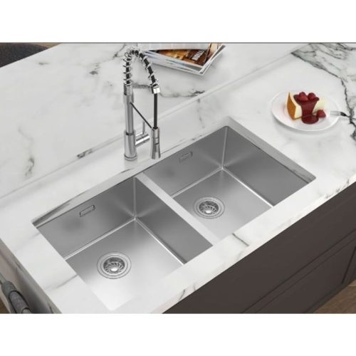 Chậu rửa bát inox 2 hố Hafele 567.24.437 4 Hình ảnh chậu rửa bát inox 2 hố Hafele 567.24.437