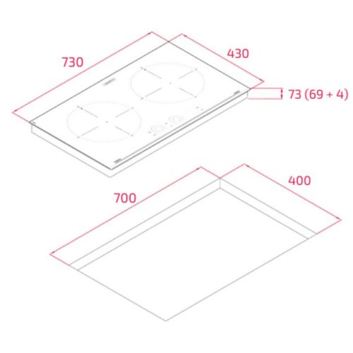 kich thuoc bep tu 2 vung nau teka ibc 73220 scg bk 112510051