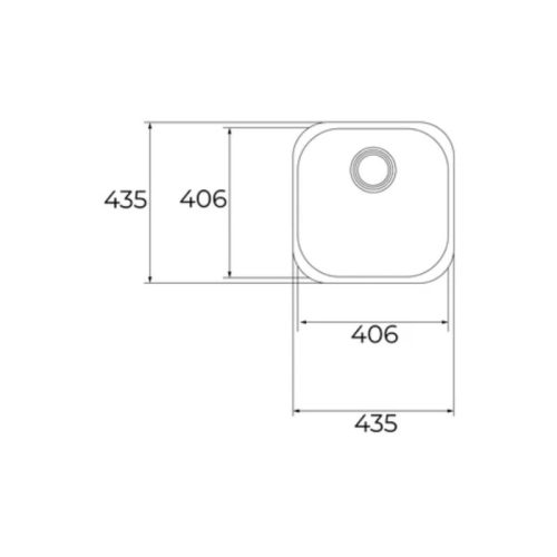 Chậu rửa chén Teka BE 40.40.25 1B 10125021 5 kich thuoc chau rua chen teka be 40 40 25 1b 10125021