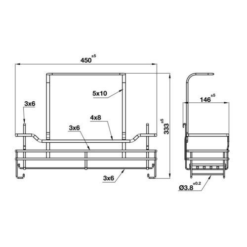 Rổ đựng dụng cụ vệ sinh Hafele 595.04.096 3 kich thuoc ro dung dung cu ve sinh hafele 595.04.096