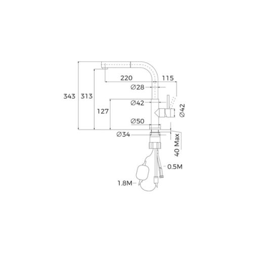 kich thuoc voi rua chen teka uni 9331 116020023