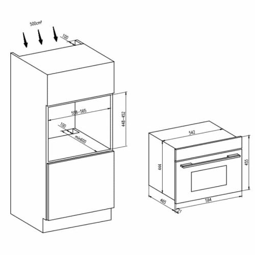 Lò vi sóng kết hợp nướng Hafele HC-MWO381B 495.10.044 3 lap dat lo vi song ket hop nuong hafele hc mwo381b 495 10 044