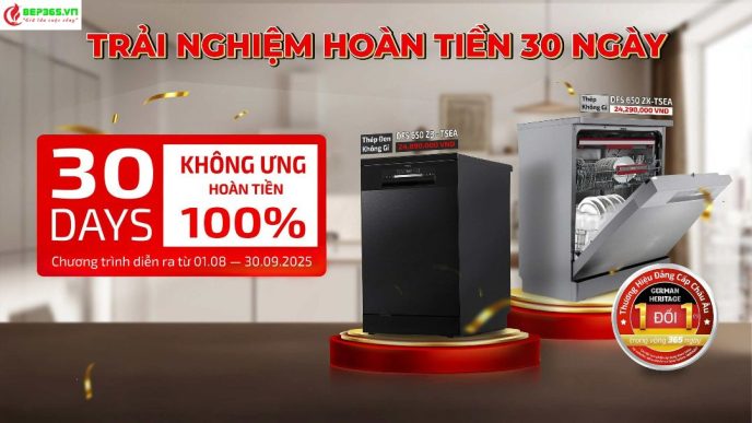 Trải nghiệm Máy rửa chén Teka 30 ngày - Hoàn tiền 100% nếu không ưng!
