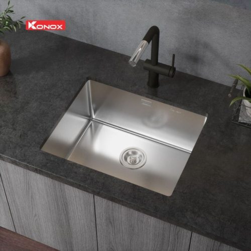 Chậu rửa bát Konox Tari 500SM 3 anh chau rua bat konox tari 500sm