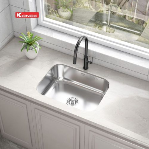 Chậu rửa bát Konox Tari 5744SM 3 anh chau rua bat konox tari 5744sm