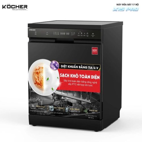 Máy rửa bát Kocher X15B PRO 4 anh may rua bat kcher x15b pro