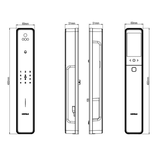 Khóa điện tử Hafele INFINITY - PP2502W 499.21.223 5 kich thuoc khoa dien tu hafele infinity pp2502w 499.21.223