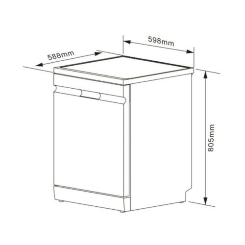 Máy rửa bát Kocher X15S 3 kich thuoc may rua bat kocher x15s