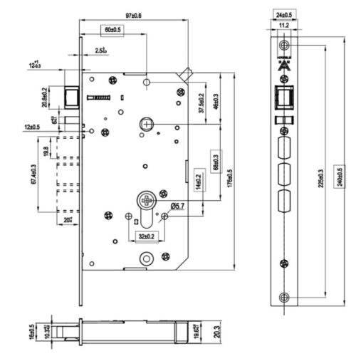 Khóa điện tử Hafele INFINITY - PP2502W 499.21.223 3 lap dat khoa dien tu hafele infinity pp2502w 499.21.223