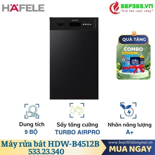 Máy rửa chén Hafele HDW-B4512B 533.23.340