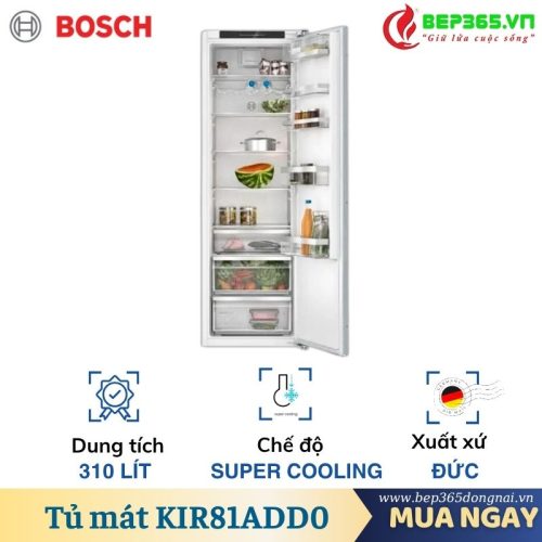 Tủ mát âm tủ Bosch KIR81ADD0 series 6