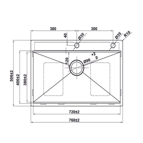Chậu rửa bát Hafele 567.24.484 5 kich thuoc chau rua bat hafele 567 24 484