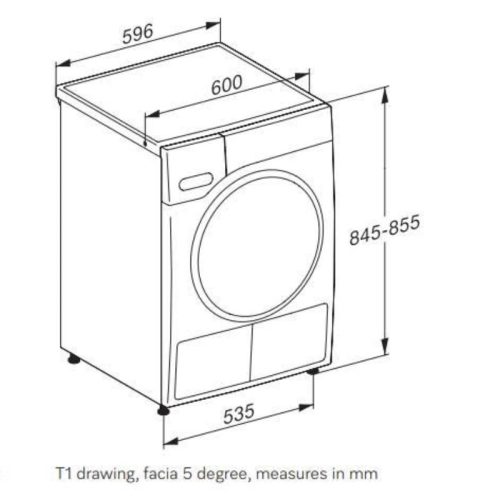 kich thuoc may say miele twd640wp ecospeed9kg