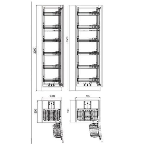 kich thuoc tu kho nan det grandx sus304 canh mo xpr 600s