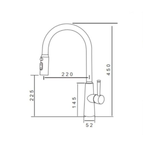 kich thuoc voi rua chen nong lanh grandx gxf03