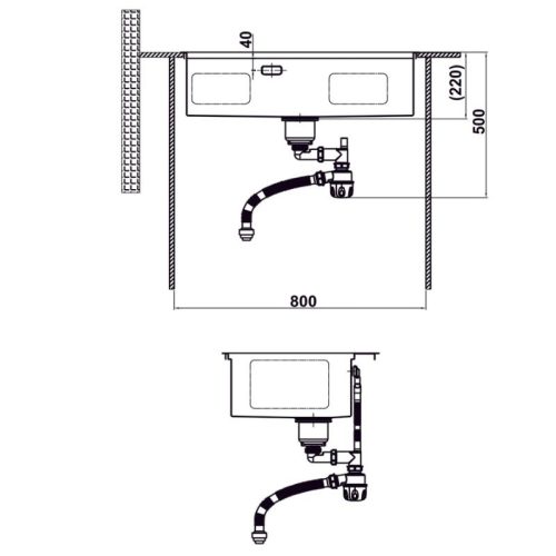 Chậu rửa bát Hafele 567.24.484 6 lap dat chau rua bat hafele 567 24 484