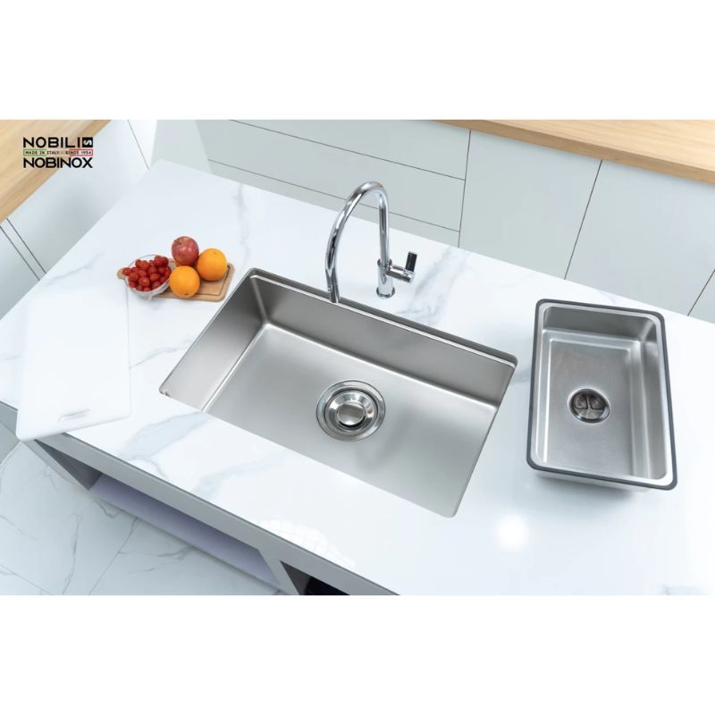 Ảnh chậu rửa bát 1 hố Nobinox ROSA NN974DT Ảnh chậu rửa bát 1 hố Nobinox ROSA NN974DT