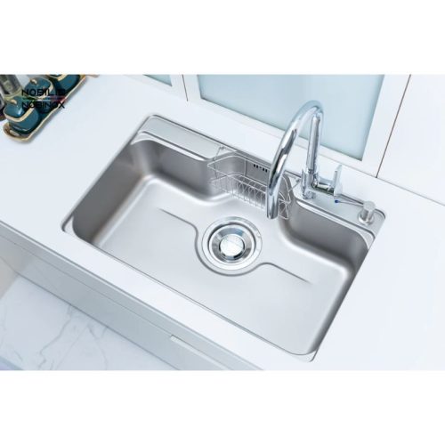 Ảnh thật chậu rửa bát 1 hố Nobinox LIKEN NL725D
