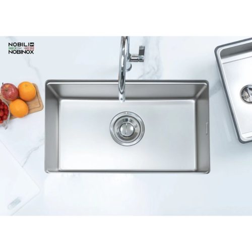 Chậu rửa bát 1 hố Nobinox ROSA NN974DT 3 Ảnh thật chậu rửa bát 1 hố Nobinox ROSA NN974DT