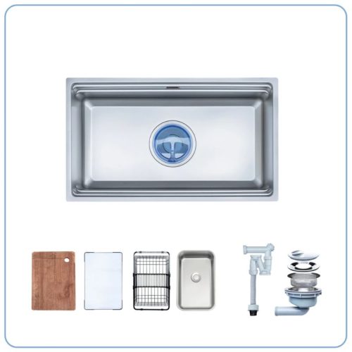 Chậu rửa bát 1 hố Nobinox LIRA NJ562D 5 Hình ảnh chậu rửa bát 1 hố Nobinox LIRA NJ562D