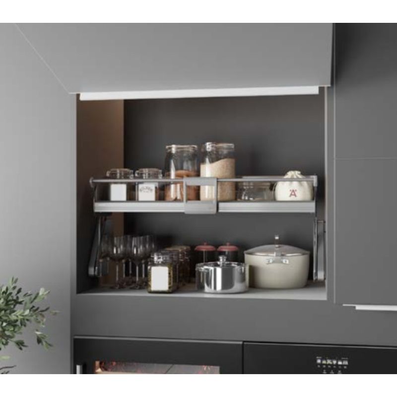 Hình ảnh kệ nâng hạ Hafele 504.68.376 Utensio 1 tầng 800 mm Hình ảnh kệ nâng hạ Hafele 504.68.376 Utensio 1 tầng 800 mm