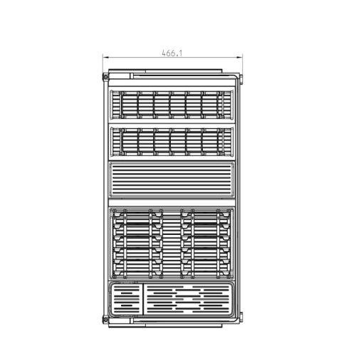 Rổ đựng bát đĩa Hafele 545.14.309 4 Lắp đặt rổ đựng bát đĩa Hafele 545.14.309