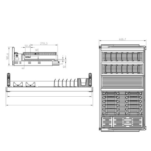 Rổ đựng xoong nồi Hafele 545.14.306 4 Lắp đặt rổ đựng xoong nồi Hafele 545.14.306
