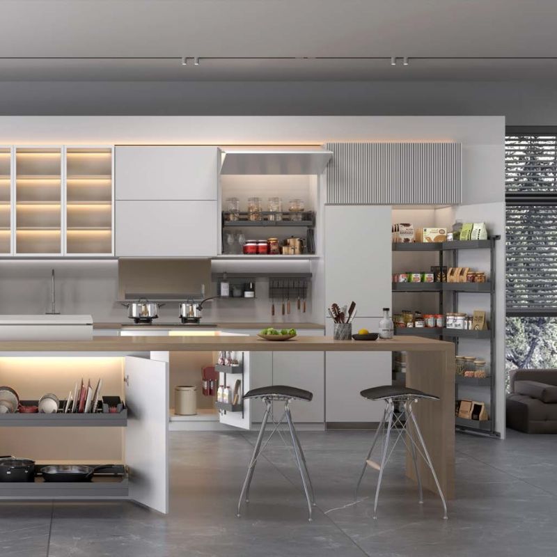 Ảnh rổ đựng xoong nồi Hafele 545.14.310 Ảnh rổ đựng xoong nồi Hafele 545.14.310