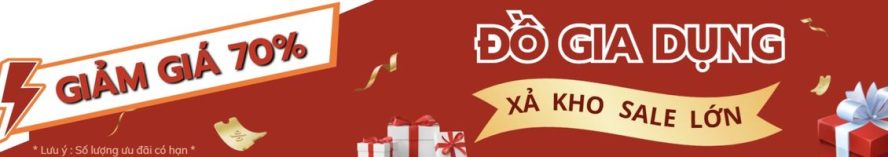 sale cuoi nam do gia dung xa kho