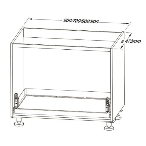 Rổ đựng xoong nồi Hafele 545.14.306 5 Kích thước rổ đựng xoong nồi Hafele 545.14.306