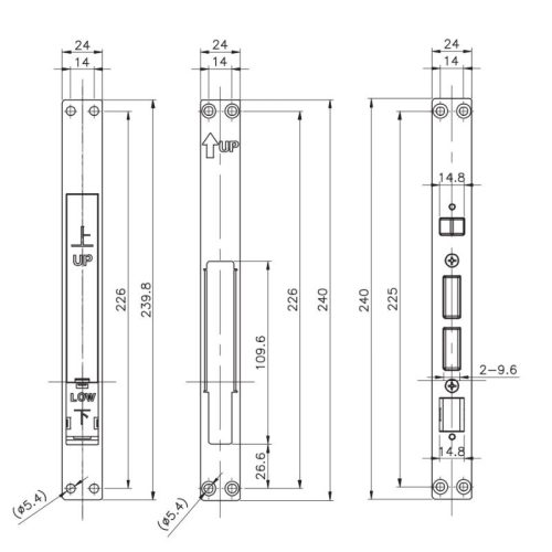 Khóa điện tử Hafele 912.21.048 7 Khoan khóa điện tử Hafele 912.21.048