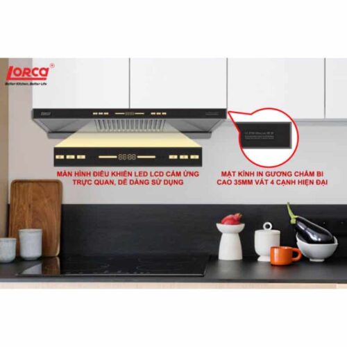 Máy hút mùi Lorca LC 3709 Ultra-90 5 anh may hut mui lorca lc 3709 ultra 90