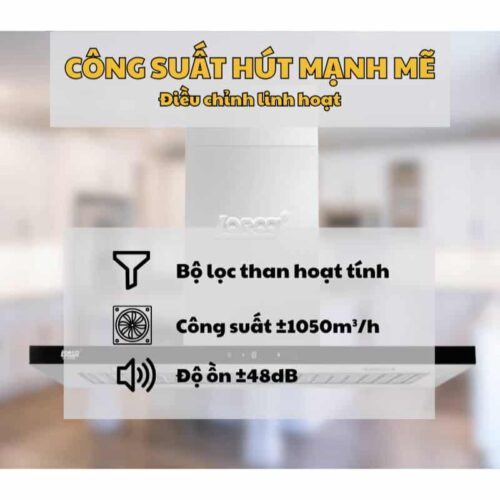 Máy hút mùi Lorca TA 3509C-90 cm 3 anh may hut mui lorca ta 3509c 90