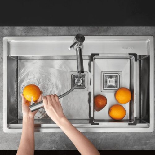 Vòi rửa chén Malloca K110SS 3 anh voi rua chen malloca k110ss