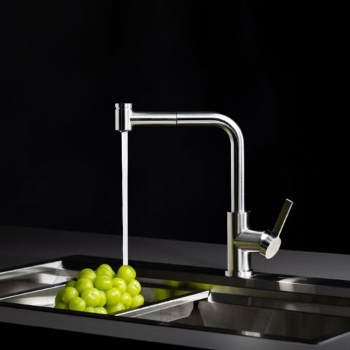 Vòi rửa chén Malloca LuxSteel K066PO 3 anh voi rua chen malloca luxsteel k066po