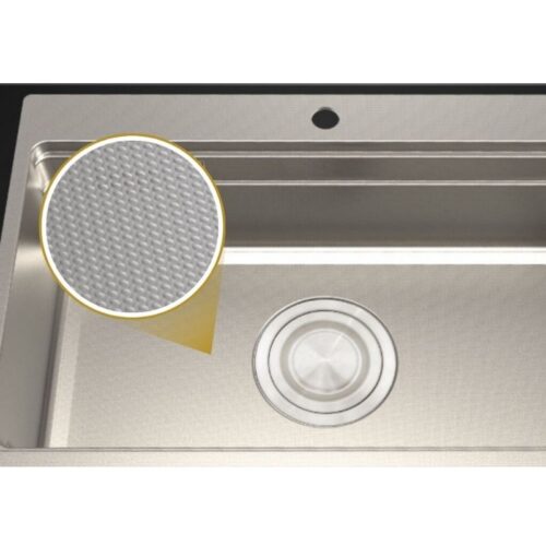 Chậu rửa chén Malloca MS7650LINEN 3 chi tiet chau rua chen malloca ms7650linen