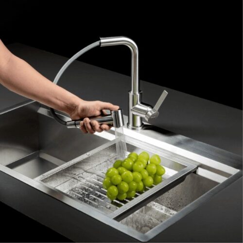 Vòi rửa chén Malloca LuxSteel K066PO 4 hinh anh voi rua chen malloca luxsteel k066po