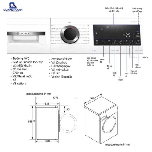 kich thuoc may giat quan ao bosch wgg24400sg
