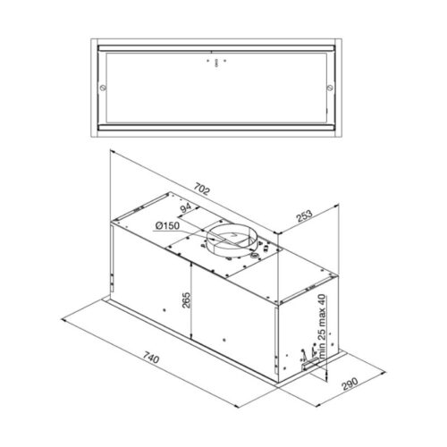 kich thuoc may hut mui malloca line light k750b