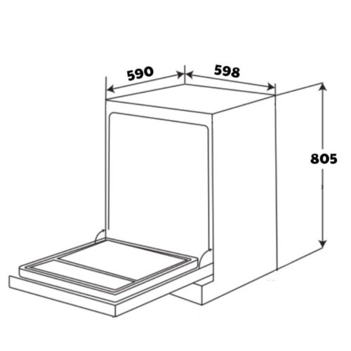 Máy rửa bát Kocher X15B