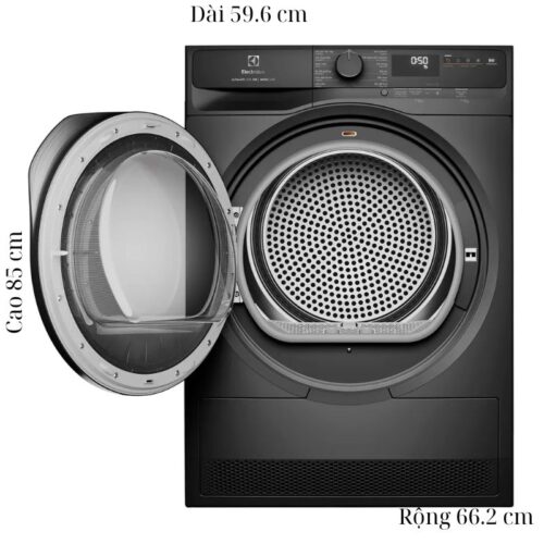 kich thuoc may say bom nhiet electrolux 8 kg edh803j5sc