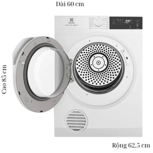 kich thuoc may say thong hoi electrolux 8 kg edv804h3wc