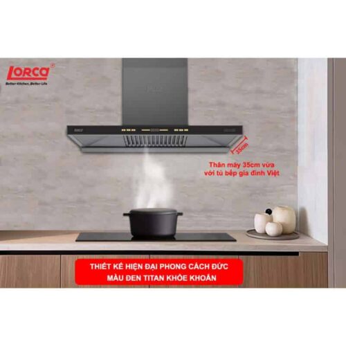 Máy hút mùi Lorca LC 3709 Ultra-70 5 thiet ke may hut mui lorca lc 3709 ultra 70