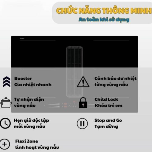 tinh nang bep tu ket hop may hut malloca hih860fz