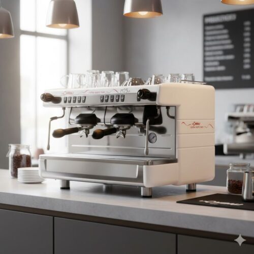 Máy pha cà phê Cimbali M23UP DT2 White 6 anh may pha ca phe cimbali m23up dt2 white