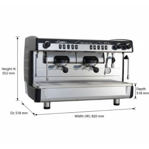 kich thuoc may pha ca phe cimbali m23up dt2 black